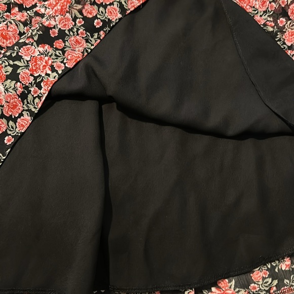 Primary Black and Pink Floral Long Sleeve Dress NWT - Picture 8 of 11